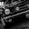 Automotive, Monochrome, Car, Mustang