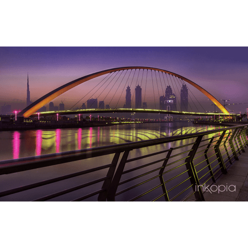 Landmark, Urban, Scenery, Canal, Dubai, Bridge, Burj Khalifa
