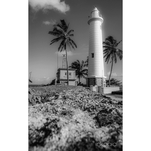 Monochrome, Seaside, Lighthouse