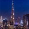 Landmark, Urban, Burj Khalifa, Cityscape, Skyline, Night