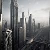 Urban, Dubai, Cityscape, Skyline, Sheikh Zayed Road