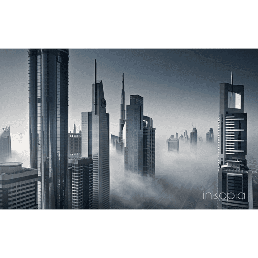 Urban, Dubai, Cityscape, Skyline, Sheikh Zayed Road