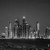 Monochrome, Urban, City, Skyline, Cityscape, Dubai