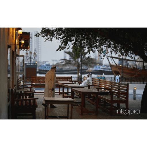 People, Urban, Arab men, Cafe, Meeting
