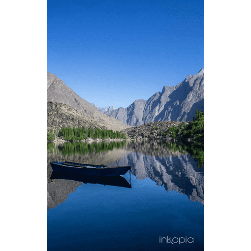 Scenery, Nature, Lake, Mountain, Boat