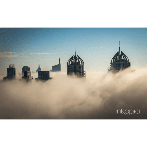 Urban, Skyline, Cloud, Dubai