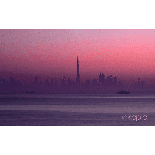 Landmark, Burj Khalifa, Sunset, Dubai