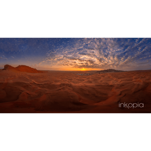 Scenery, Nature, Desert, Fossil Rock, Sunset, Sand dunes
