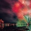 Landmark, Urban, UAE, Dubai, New Years Eve, NYE, Red, Green, Fireworks