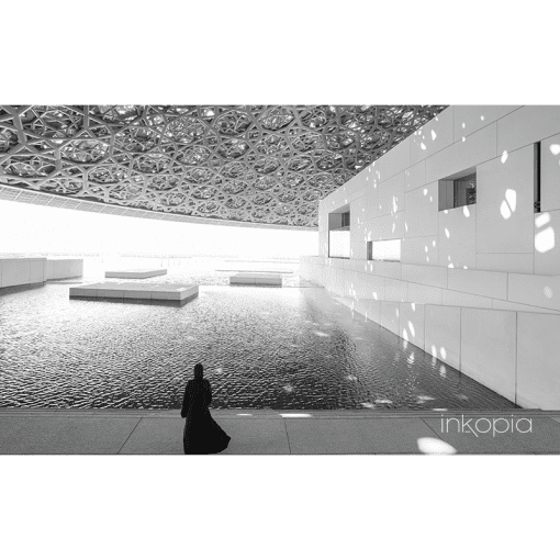 Landmark, Monochrome, Louvre, Museum, Abu Dhabi