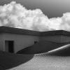 Urban, Monochrome, Village, Al Hamra, Desert, Clouds
