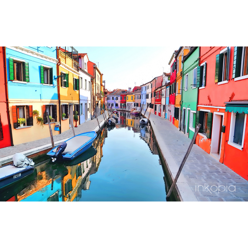 Urban, Blue, Orange, Red, Water, Street, Boats