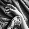 People, Abstract, Hands, Flower, Female, Monochrome