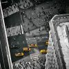 Urban, New York, United States, USA, Taxi, Aerial, Towers