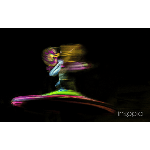 People, Culture, Entertainment, Colourful, Neon, Night, Movement, Spinning