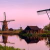 Culture, Landmark, Windmill, Water, Purple, Lilac