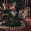 Fashion|People|Lady|Woman|Crown|Green|Dress|Throne|WAD|World Art Dubai