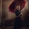 Fashion|People|Lady|Woman|Female|Rain|Umbrella|Red|WAD|World Art Dubai
